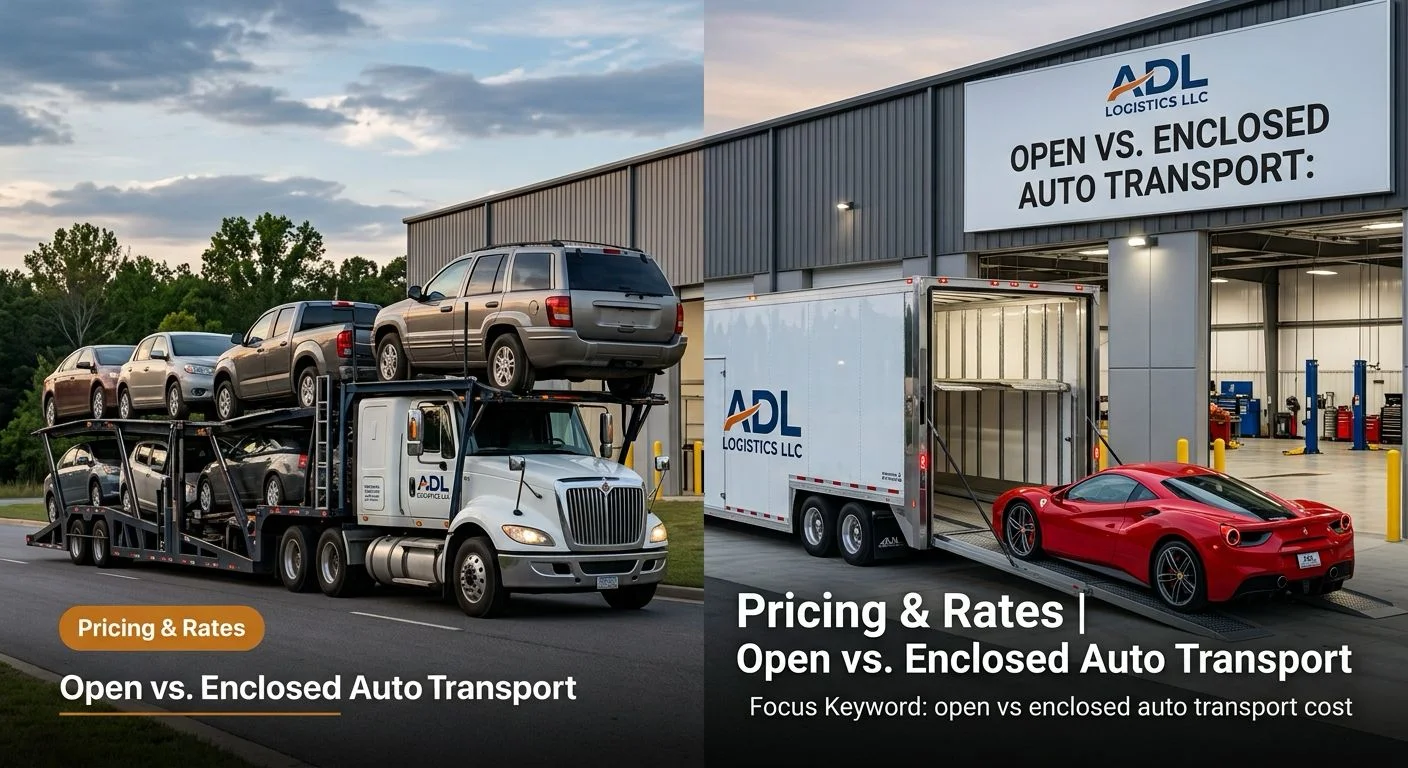 Open vs. Enclosed Auto Transport: Cost Comparison & Choice Guide